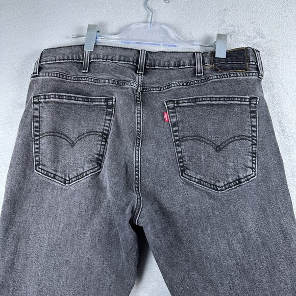 Levi Strauss & Co. Straight Leg Jeans Mens Size 38X30 Mid Rise S40196 Black - Picture 4 of 14